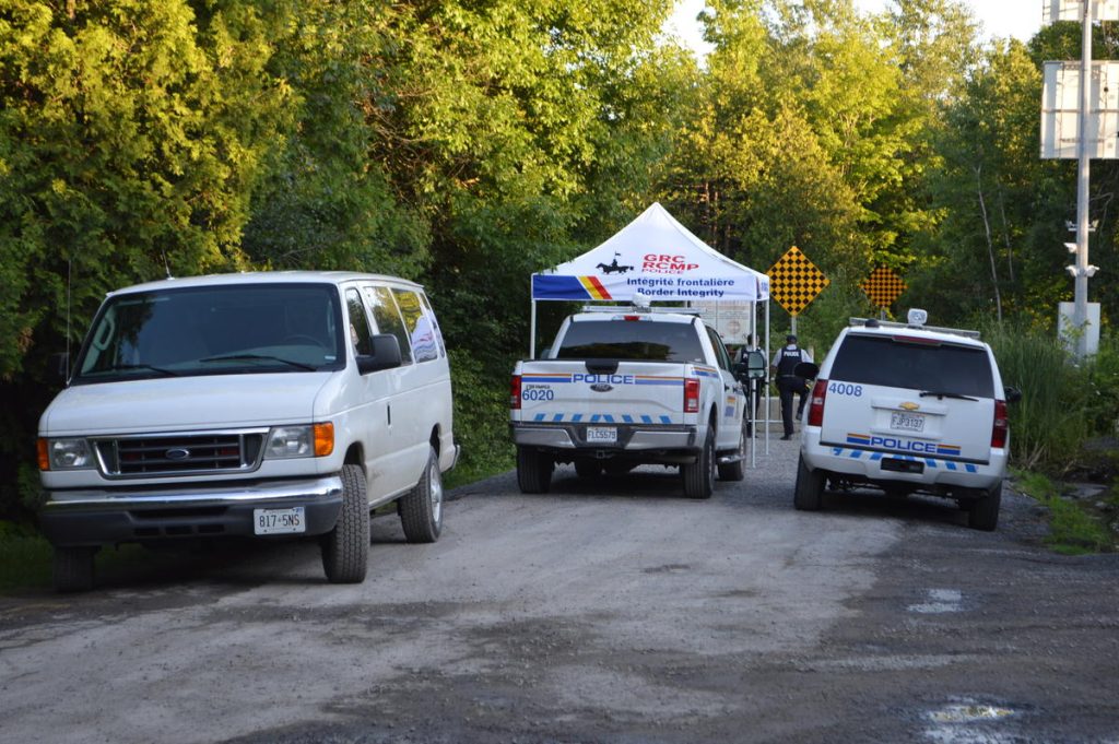 Chemin Roxham à SaintBernardde Lacolle un nombre record de