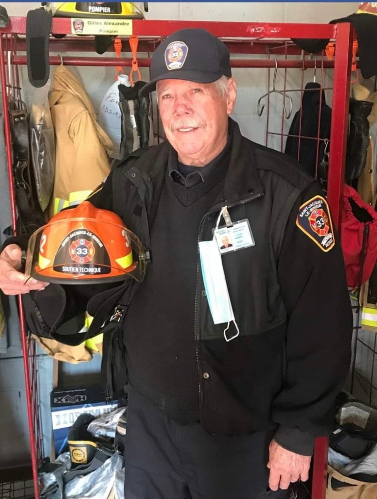 Les sapeurs de SaintJacquesleMineur saluent la mémoire d'un des